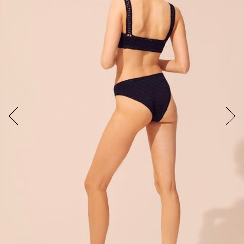 solid and striped DAWN bikini (top and bottom)